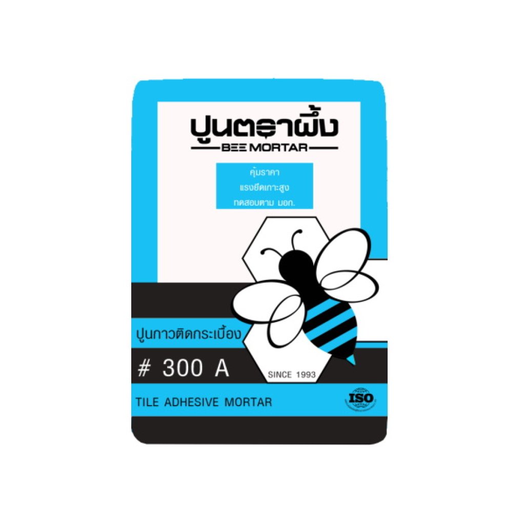 ปูนกาวติดกระเบื้อง #300 A ตราผึ้ง