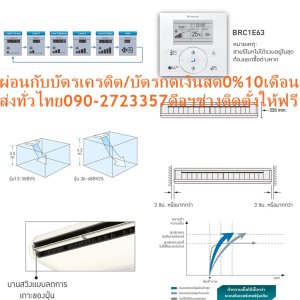 DAIKINเครื่องปรับอากาศCEILINGแขวน14000-49000BTUไฟ220-380โวลต์FHFCDV2Sลมไกล4.3เมตรINVERTERน้ำยาแอร์R32+FREEเครื่องฟอกอากาศฝุ่นPM2.5