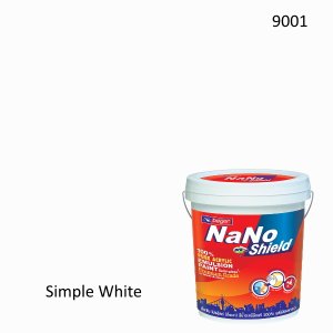นาโนโปรชิลด์ สีน้ำอะครีลิก กึ่งเงา 9001 (Simple White)