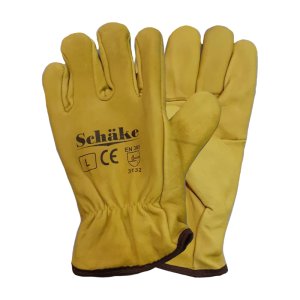 ถุงมือหนัง Schake Gloves WPF Yellow