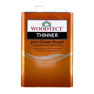 วูดเทค ทินเนอร์ WT-400 ผสมสีย้อมไม้ 3 ลิตร