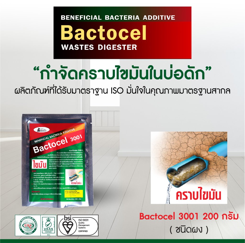 แบคโตเซล 3001 BACTOCEL 200กรัม