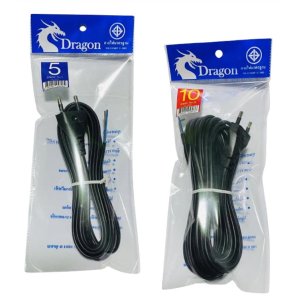 สายไฟ VKF 2x0.5พร้อมหัวปลั๊ก มอก.