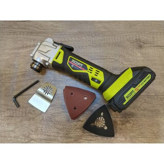 เครื่องตัดขัดเซาะไร้สาย Multitools 21v+แบตเตอรี่ 2ก้อน - Image 6