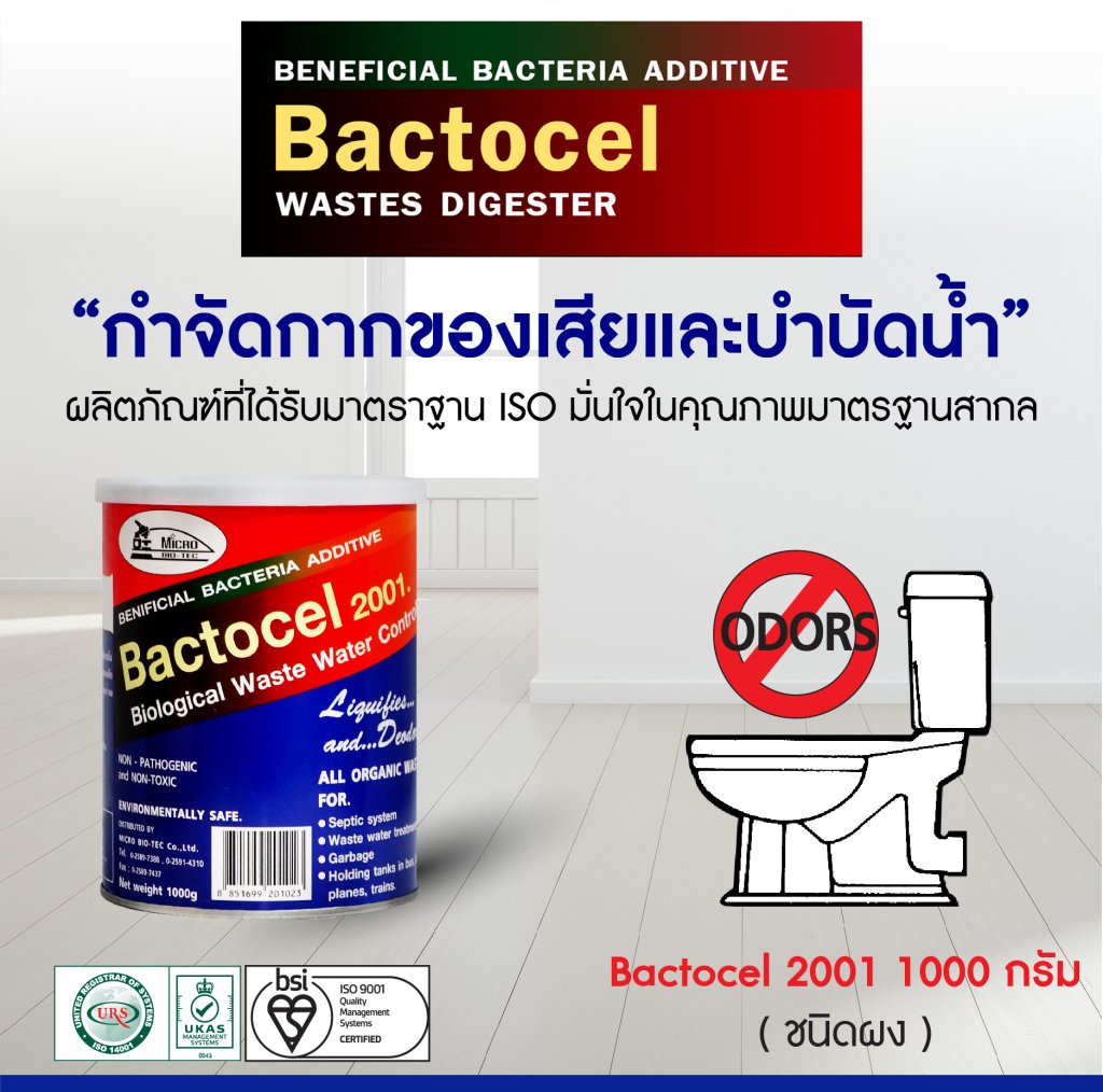 แบคโตเซล 2001 BACTOCEL โซดาไฟ 1000กรัม