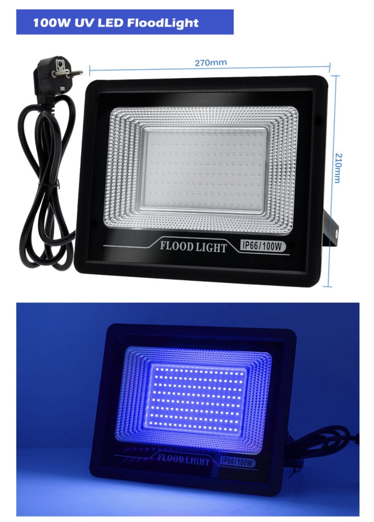 โคมไฟ COVER UV LED 100W