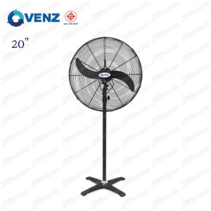 พัดลมใบดำ VENZ 20นิ้ว ขาตั้ง FS-50