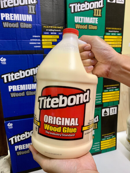 Titebond original 1 แกนลอน กาวงานไม้ (สีแดง)