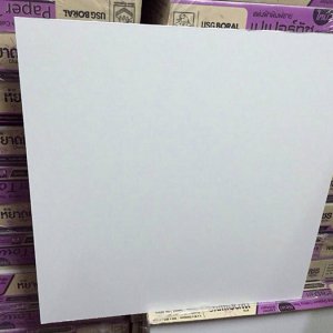 แผ่นฝ้าทีบาร์ เปเปอร์ทัชตราช้าง 600x600x8มม. ลายหยาดเพชร