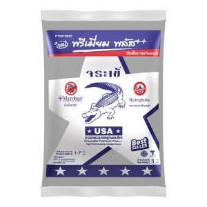 กาวยาแนวจระเข้พรีเมี่ยมพลัส 1 กก.สีเทาธรรมชาติ 0772