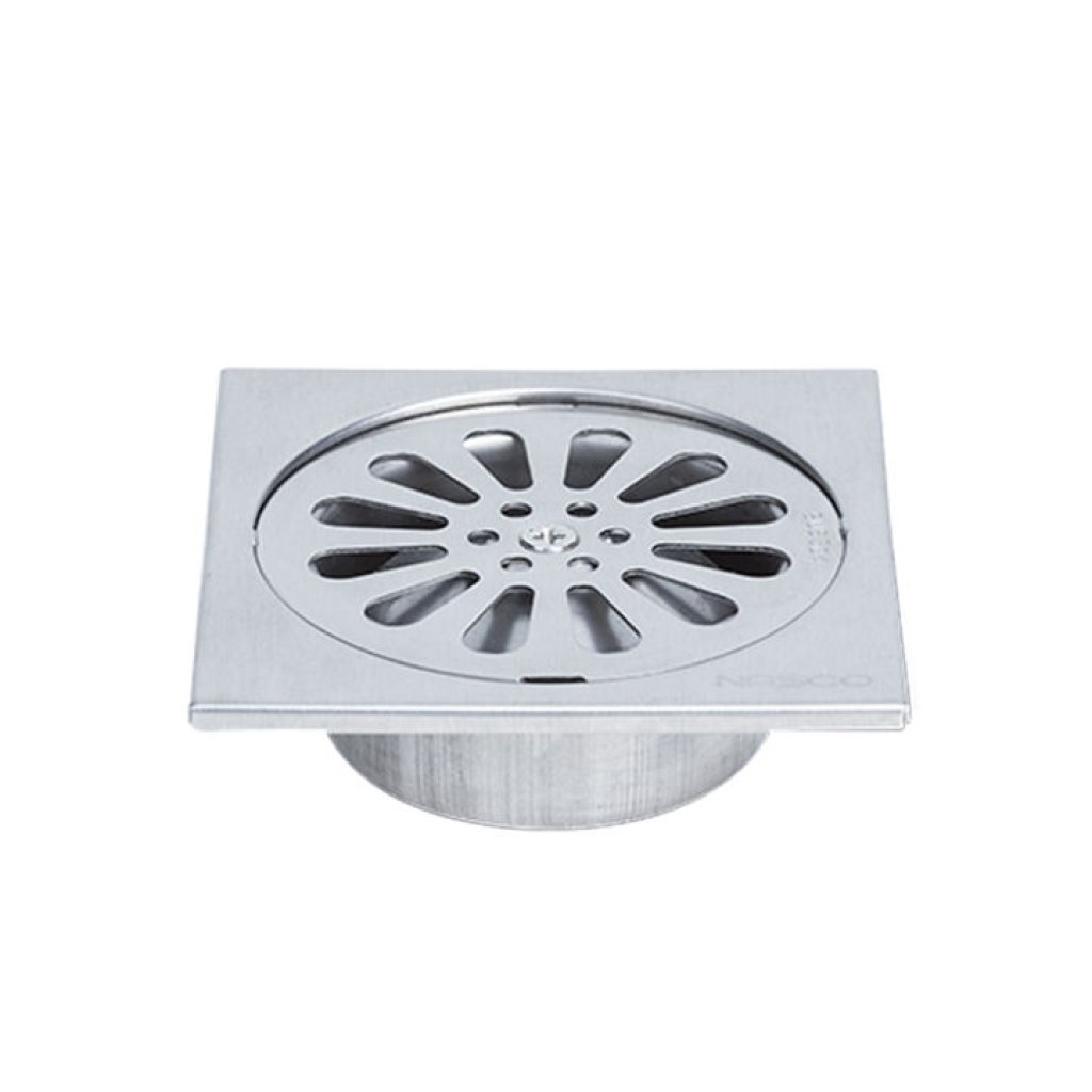 ตะแกรงกันกลิ่นแบบเหลียม FP-5201-SP Stainless Steel ท่อขนาด 2 นิ้ว