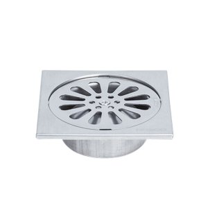 ตะแกรงกันกลิ่นแบบเหลียม FP-5201-SP Stainless Steel ท่อขนาด 2 นิ้ว