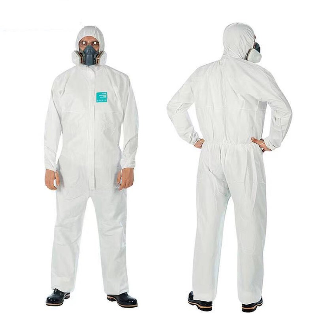 ชุด PPE ชุดป้องกันสารเคมี 2000 STANDARD การป้องกันประเภทที่ 5/6