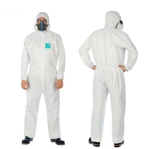 ชุด PPE ชุดป้องกันสารเคมี 2000 STANDARD การป้องกันประเภทที่ 5/6