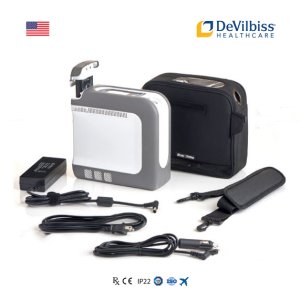 เครื่องผลิตออกซิเจน พกพา Devilbiss รุ่นiGo2 ระบบอัจฉริยะ Smart Dose ประกันศูนย์ไทย 3ปี