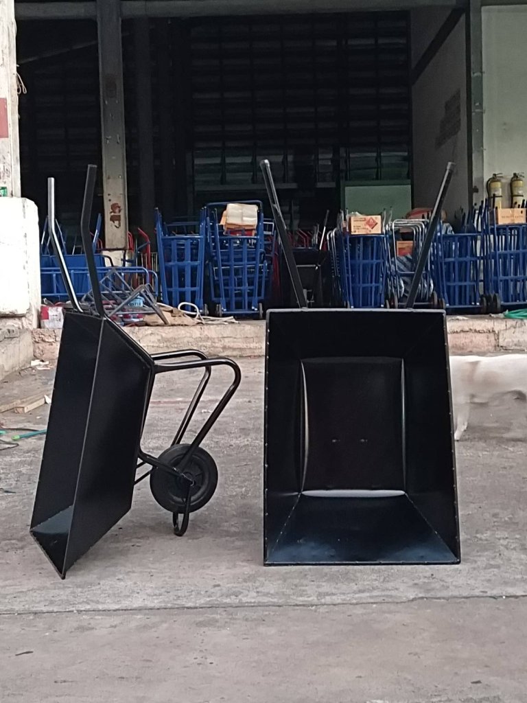 รถเข็นปูนล้อคู่ ธรรมดา ล้อ 10" PVC