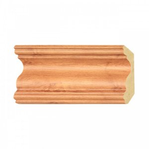 ไม้บัวYES Moulding บัวบน สีไม้สักอ่อน BB003-4