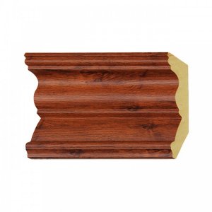 ไม้บัวYES Moulding บัวบน สีไม้มะค่า BB006-2