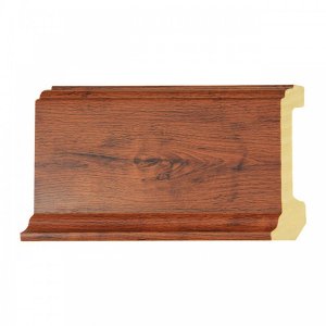 ไม้บัวYES Moulding บัวล่าง สีไม้มะค่า BL003-2