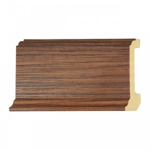 ไม้บัวYES Moulding บัวล่าง สีไม้ลายสัก BL003-5
