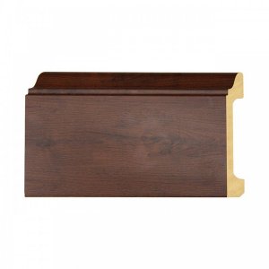 ไม้บัวYES Moulding บัวล่าง สีไม้สัก BL004-1