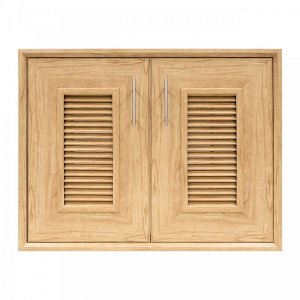 บานซิงค์คู่ CA8060-17 สีบีช 85.5x65.5x10cm.
