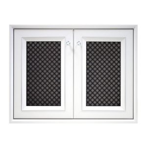 บานซิงค์คู่ CC8060-06 สีขาว 85.5x65.5x10 cm.