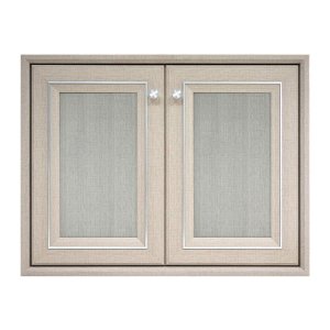 บานซิงค์คู่ CD8060-31 สีแฟบริค บราวน์ 85.5x65.5x10 cm.