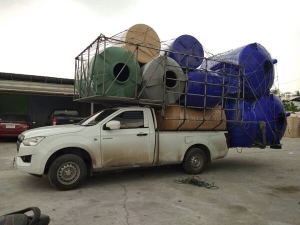 ถังเก็บน้ำลายแกรนิต 4000 ลิตร ถังเก็บน้ำบนดิน แท้งค์น้ำ - Image 3