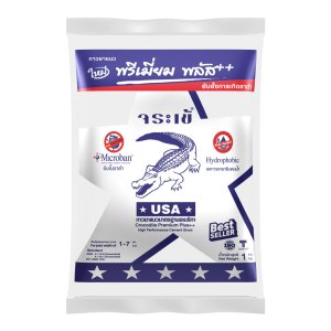 กาวยาแนวจระเข้พรีเมี่ยมพลัสเงิน ขนาด 1 กก. สีขาวไข่มุก