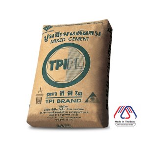 ปูนซีเมนต์ผสม ทีพีไอ (ปูนเขียว) ขนาด 50 กก.