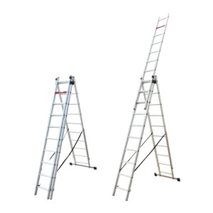 BARCO บันไดอลูมิเนียม ทรงY รุ่น3x10ขั้น 6.76ม. บันไดเลื่อน 3ตอน