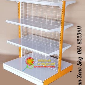 ชั้นวางสินค้าสองหน้า ขนาด 90x120 ซม.