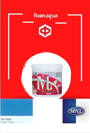 สีน้ำพิเศษนอก-ใน M1#SS-9906 2.5 กล.