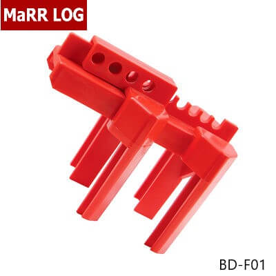 ตัวล็อคบอลวาล์วแบบปรับได้ เหมาะกับวาล์ว 1/2 นิ้ว (13 มม.) ถึง 2 นิ้ว (64 มม.) Adjustable Ball Valve Lockout BD-F01 MaRR LOG - Image 2