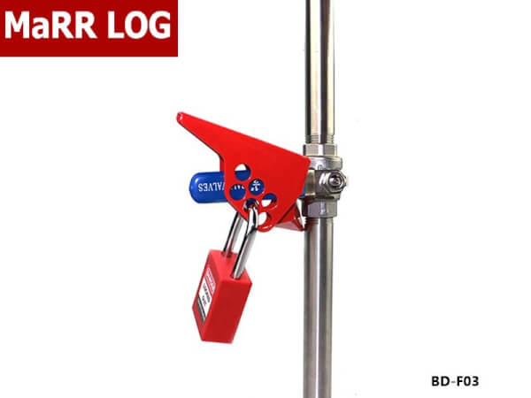 อุปกรณ์ล็อคบอลวาล์วเหล็กมาตรฐานขนาดเล็ก Standard Steel Ball Valve Lockout BD-F03 MaRR LOG ขนาด 1/4 นิ้ว - 1 นิ้ว หรือ สำหรับท่อ 6.35mm-25.4mm - Image 7