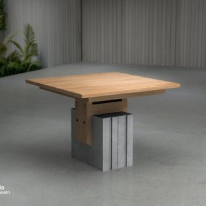 โต๊ะสนาม ZEEN 23 Coffee Table-S สีไม้ธรรมชาติ 70cm.