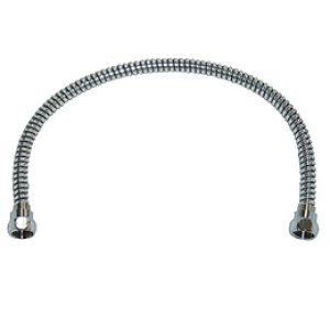 Z413#CR(HM) สายน้ำดีอ่างล้างหน้าสีโครเมี่ยมยาว 24 นิ้ว