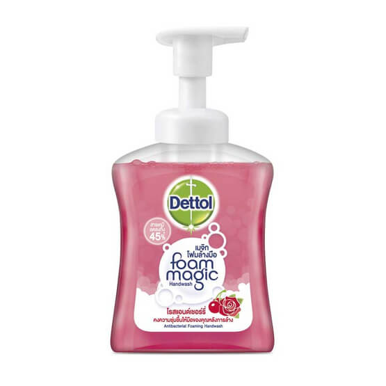 Dettol เดทตอล โฟมล้างมือ สูตร โรส แอนด์ เชอร์รี่ 250 มล.