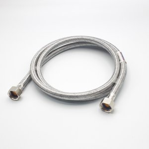 DONMARK สายต่อก๊อกอ่าง สายน้ำดีถักสแตนเลส 1/2นิ้ว