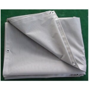 HSJ ผ้าใบก่อสร้างสีเทา 1.8x5.1ม. 130กรัม