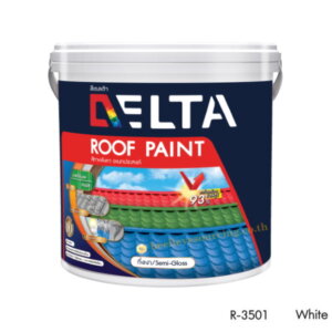 DELTA Roof Paint สีทาหลังคา R-3501 White-ขาว