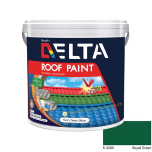 DELTA Roof Paint แม่สี R-3200 Royal Green