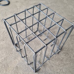 ฟุตติ้งสำเร็จรูป ขนาด 80x80x50ซม. มีขา 6+6 DB12