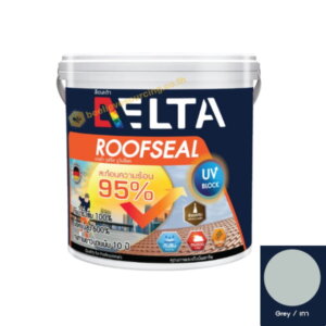 Delta Roofseal สีน้ำภายนอก สีเทา 4กก.