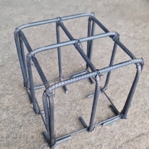 ฟุตติ้งสำเร็จรูป ขนาด 30x30x30 ซม. มีขา 3+3 DB12
