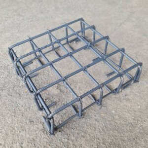 ฟุตติ้งสำเร็จรูป ขนาด 50x50x15 ซม. มีขา 5+5 DB12