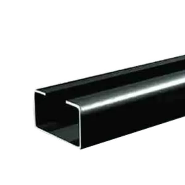 เหล็กดำรางซีตื้น 100x50x20x2.3mm.