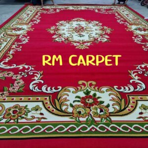 พรมหลุยส์ลายดอกไม้ สีแดง 2.70x4.50 ม.