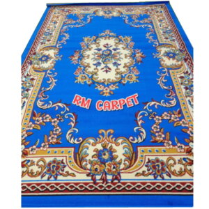 พรมหลุยส์ลายดอกไม้ สีฟ้า 2.10x3.10 ม.